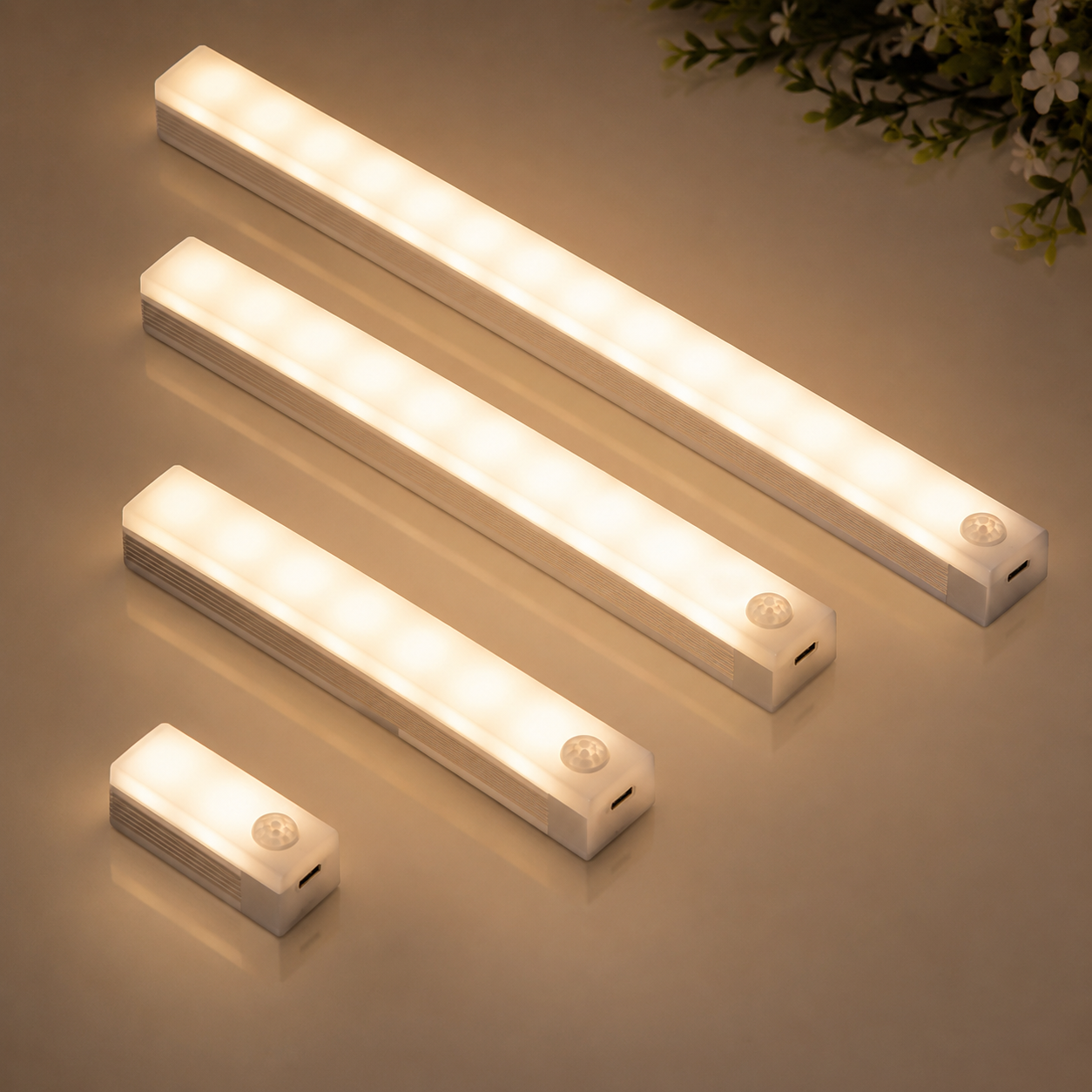 LumiSense Wireless Rechargeable Motion Sensor LED Night Light