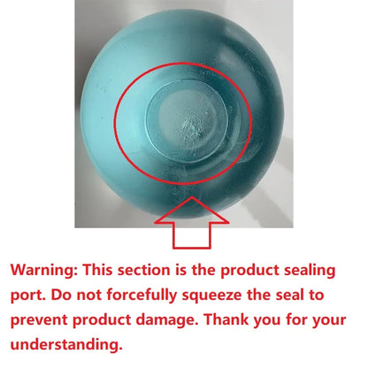 Blue Maltose Slow-Rebound Sensory Fidget Toy - Soft Transparent Anti-Stress Squishy for Decompression